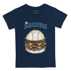 Seattle Mariners Tiny Turnip Youth Burger T-Shirt - MLB