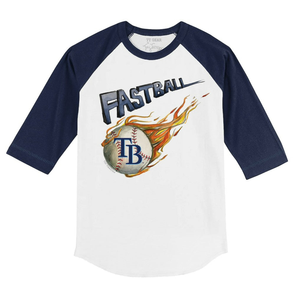 Tampa Bay Rays Tiny Turnip Youth Fastball 3/4-Sleeve Raglan T-Shirt - MLB