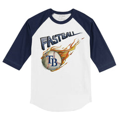 Tampa Bay Rays Tiny Turnip Youth Fastball 3/4-Sleeve Raglan T-Shirt - MLB