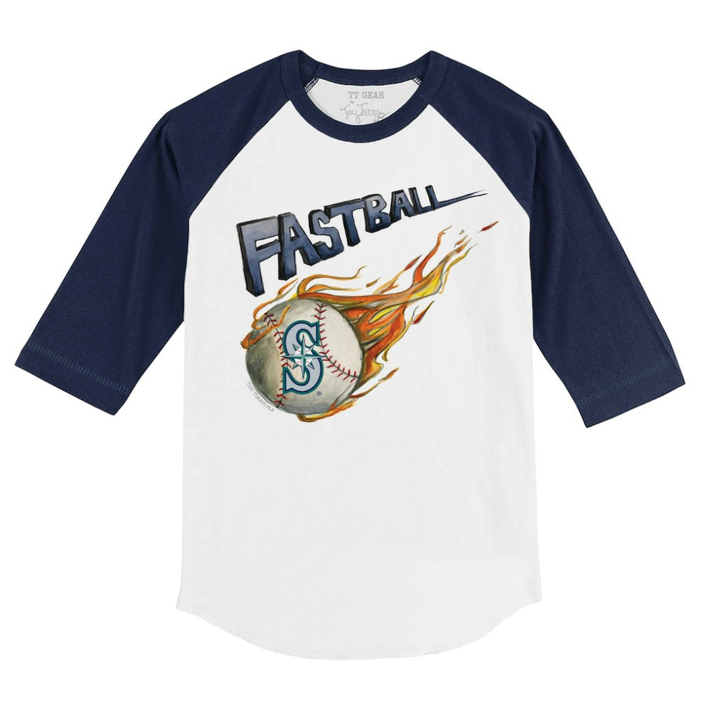 Seattle Mariners Tiny Turnip Youth Fastball 3/4-Sleeve Raglan T-Shirt - MLB