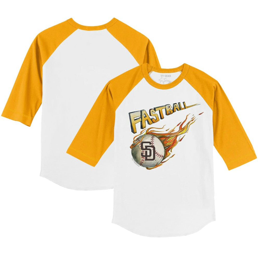 San Diego Padres Tiny Turnip Youth Fastball 3/4-Sleeve Raglan T-Shirt - MLB