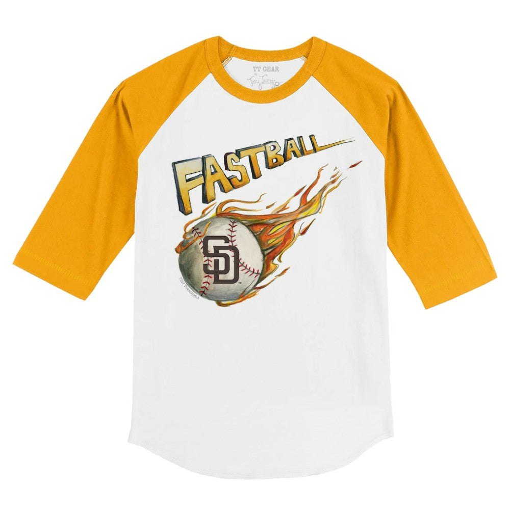 San Diego Padres Tiny Turnip Youth Fastball 3/4-Sleeve Raglan T-Shirt - MLB