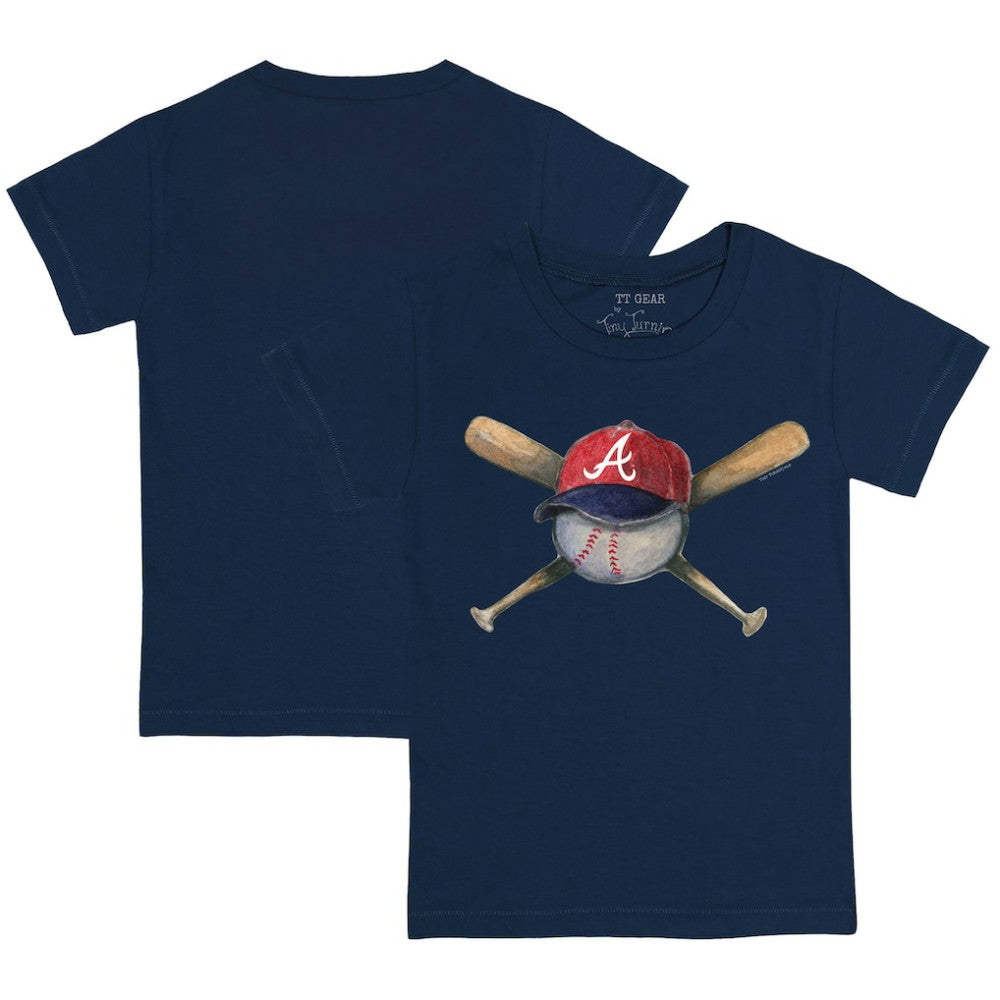 Atlanta Braves Tiny Turnip Youth Hat Crossbats T-Shirt - MLB