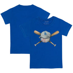 Los Angeles Dodgers Tiny Turnip Youth Hat Crossbats T-Shirt - MLB