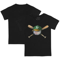 Athletics Tiny Turnip Youth Hat Crossbats T-Shirt - MLB