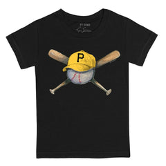 Pittsburgh Pirates Tiny Turnip Youth Hat Crossbats T-Shirt - MLB