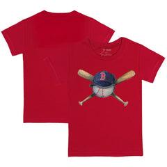 Boston Red Sox Tiny Turnip Youth Hat Crossbats T-Shirt - MLB