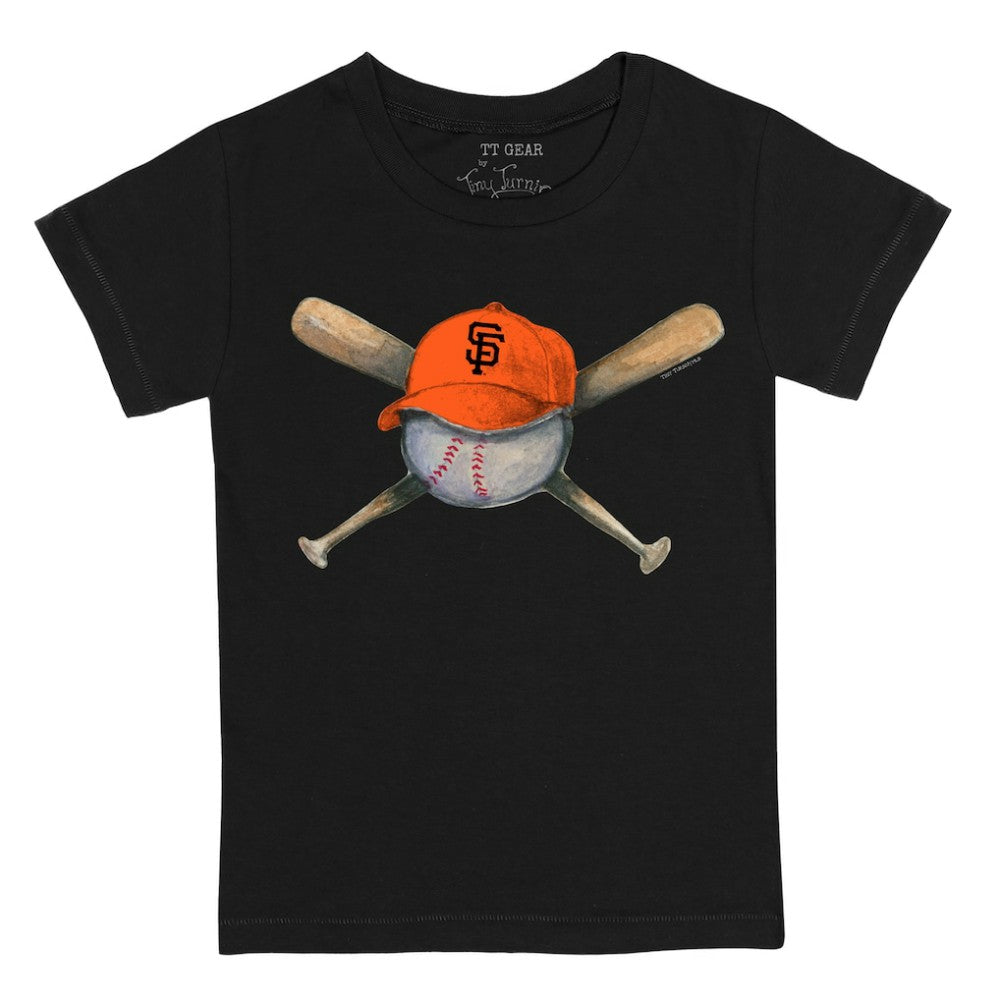 San Francisco Giants Tiny Turnip Youth Hat Crossbats T-Shirt - MLB