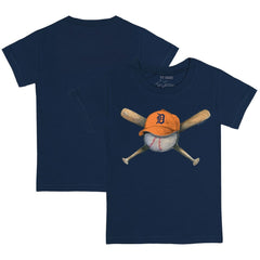 Detroit Tigers Tiny Turnip Youth Hat Crossbats T-Shirt - MLB