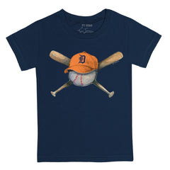Detroit Tigers Tiny Turnip Youth Hat Crossbats T-Shirt - MLB