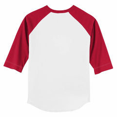 Cincinnati Reds Tiny Turnip Youth Hat Crossbats 3/4-Sleeve Raglan T-Shirt - MLB