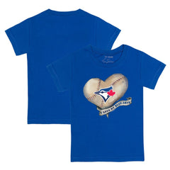 Toronto Blue Jays Tiny Turnip Youth Heart Banner T-Shirt - MLB
