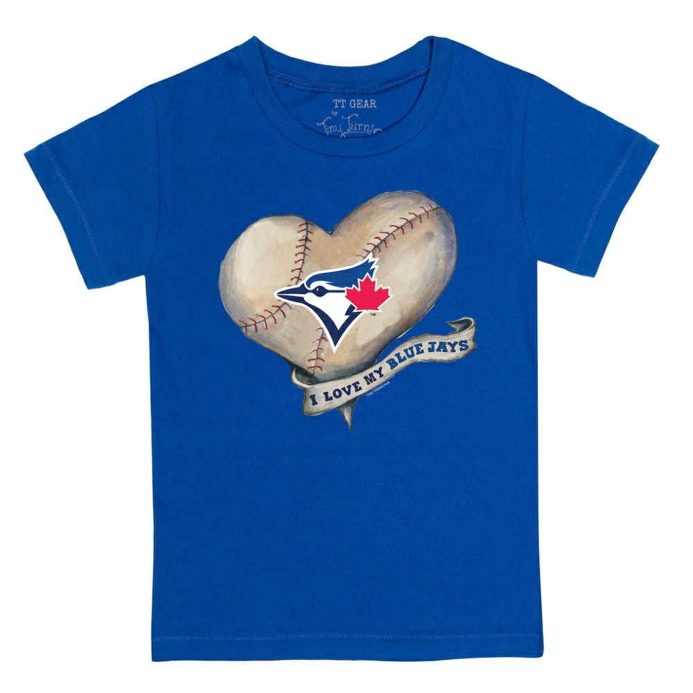 Toronto Blue Jays Tiny Turnip Youth Heart Banner T-Shirt - MLB