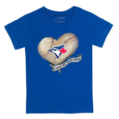 Toronto Blue Jays Tiny Turnip Youth Heart Banner T-Shirt - MLB