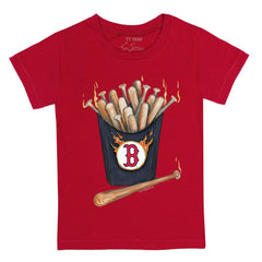 Boston Red Sox Tiny Turnip Youth Hot Bats T-Shirt - MLB