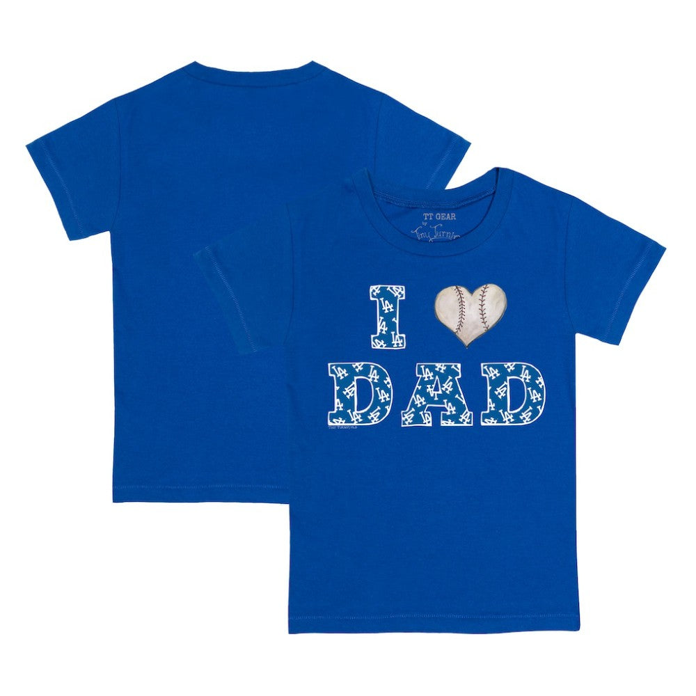 Los Angeles Dodgers Tiny Turnip Youth I Love Dad T-Shirt - MLB