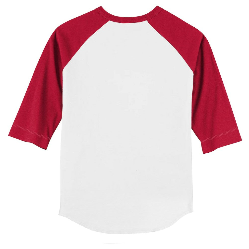 Boston Red Sox Tiny Turnip Youth Kate 3/4-Sleeve Raglan T-Shirt - MLB