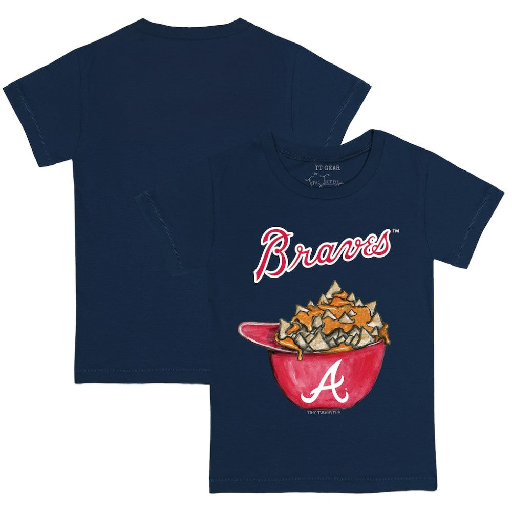 Atlanta Braves Tiny Turnip Youth Nacho Helmet T-Shirt - MLB