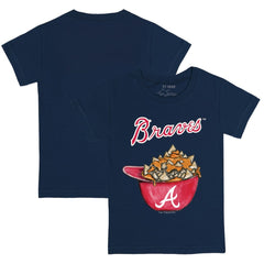 Atlanta Braves Tiny Turnip Youth Nacho Helmet T-Shirt - MLB