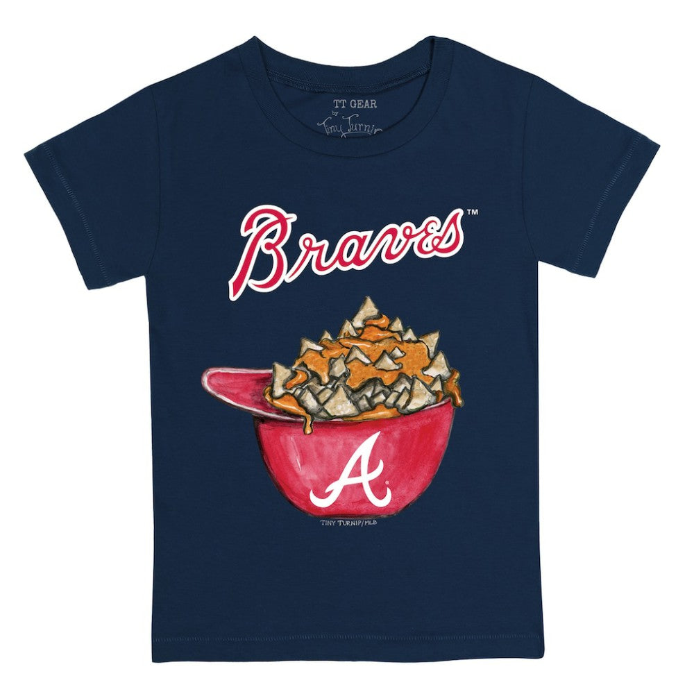 Atlanta Braves Tiny Turnip Youth Nacho Helmet T-Shirt - MLB