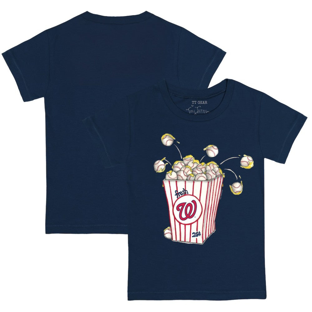 Washington Nationals Tiny Turnip Youth Popcorn T-Shirt - MLB