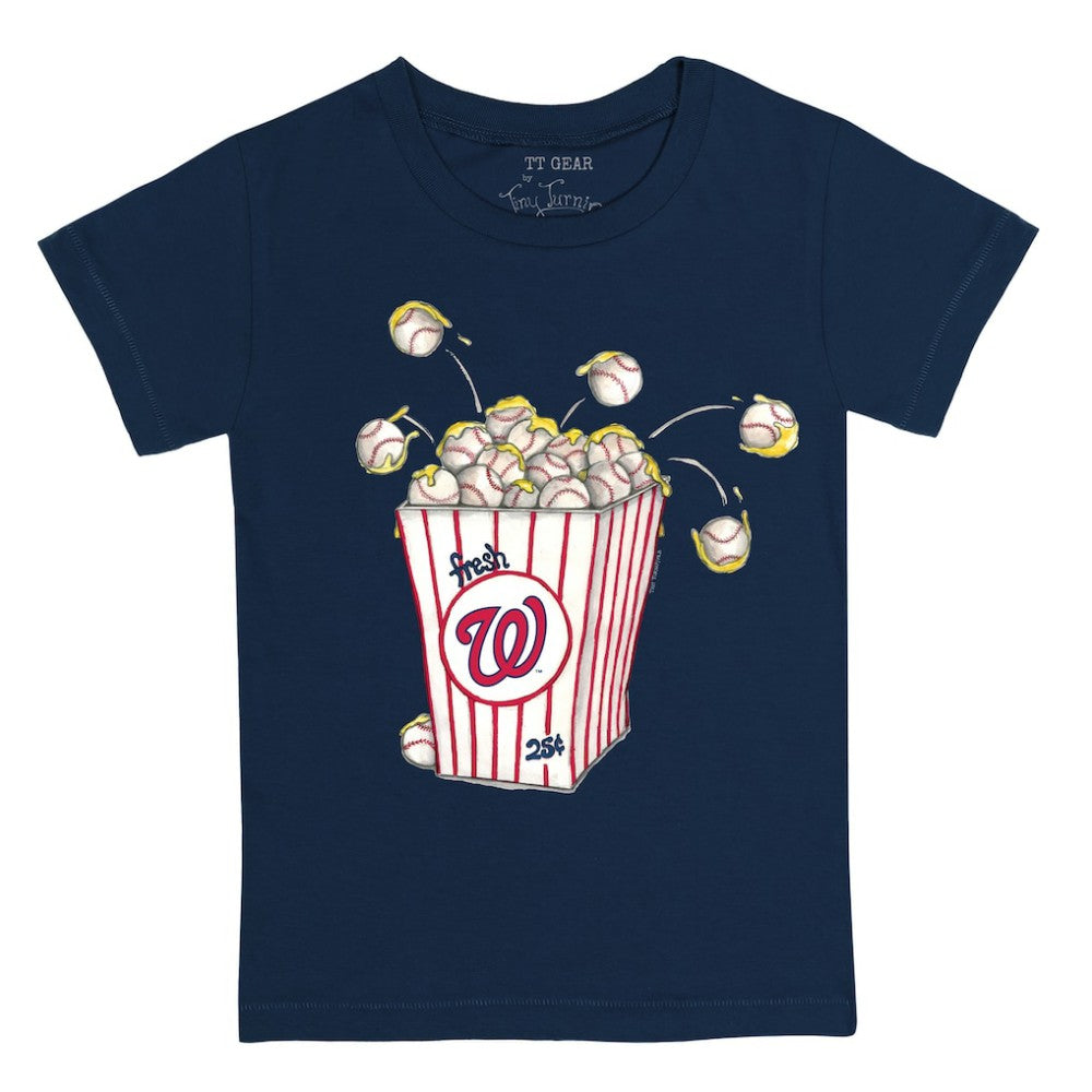 Washington Nationals Tiny Turnip Youth Popcorn T-Shirt - MLB