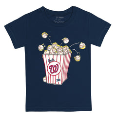 Washington Nationals Tiny Turnip Youth Popcorn T-Shirt - MLB