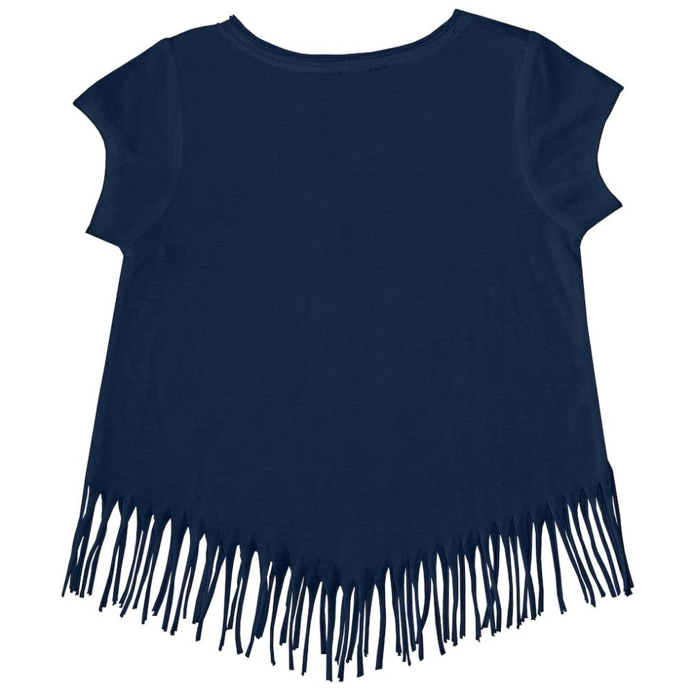 Tampa Bay Rays Tiny Turnip Girls Youth Prism Arrows Fringe T-Shirt - MLB