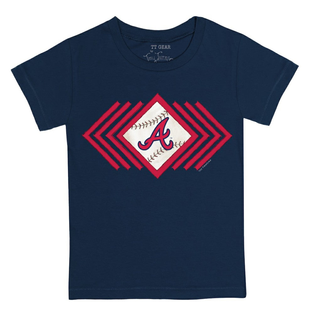 Atlanta Braves Tiny Turnip Youth Prism Arrows T-Shirt - MLB