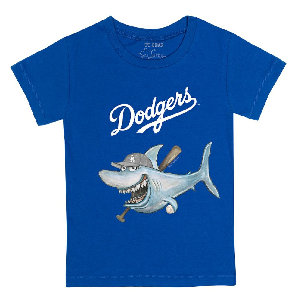 Los Angeles Dodgers Tiny Turnip Youth Shark T-Shirt - MLB