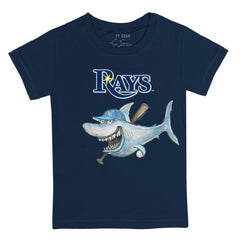 Tampa Bay Rays Tiny Turnip Youth Shark T-Shirt - MLB