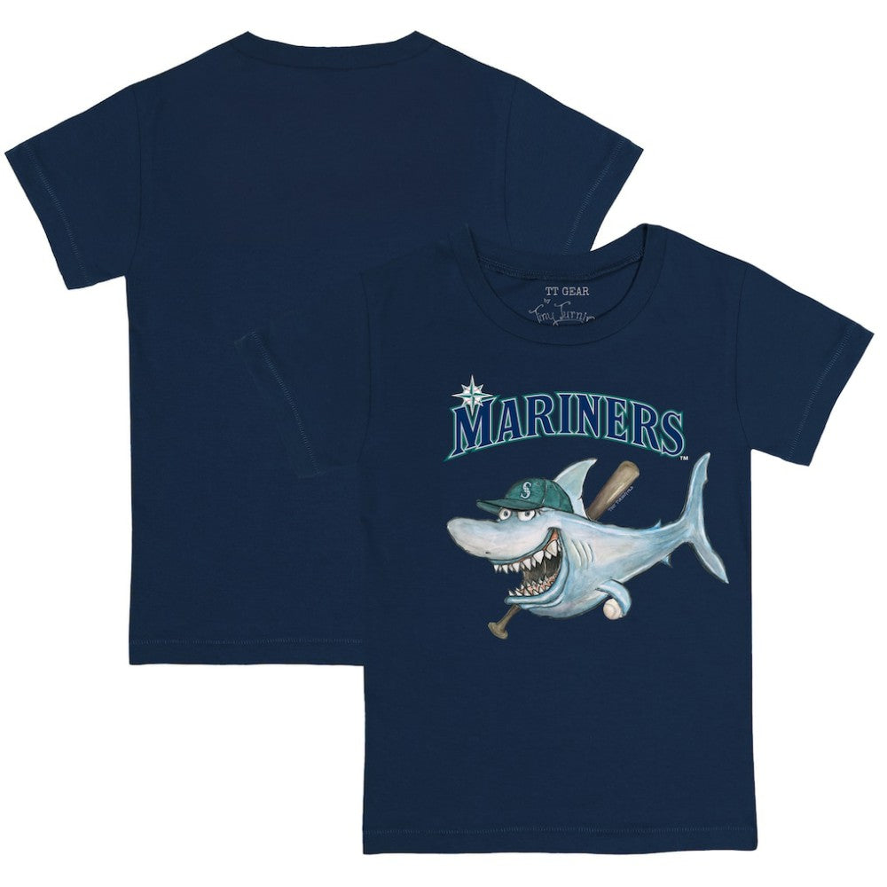 Seattle Mariners Tiny Turnip Youth Shark T-Shirt - MLB