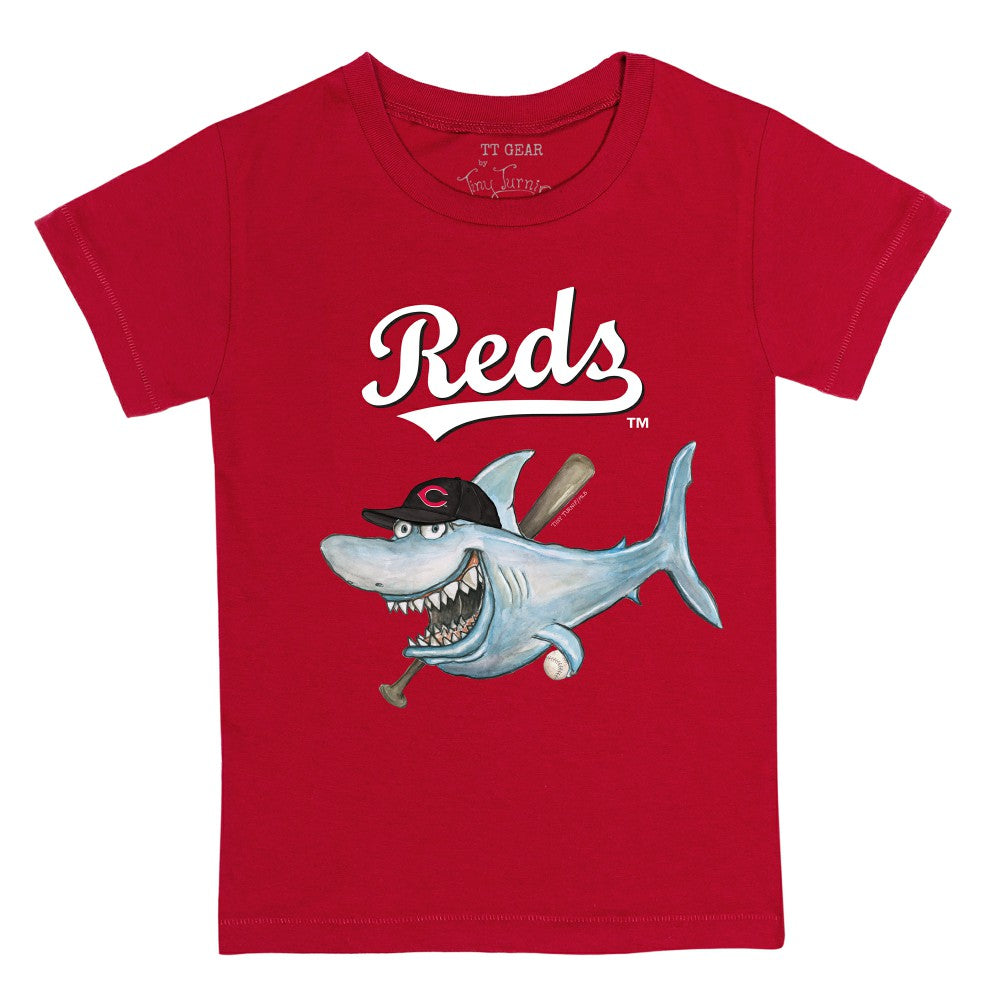 Cincinnati Reds Tiny Turnip Youth Shark T-Shirt - MLB