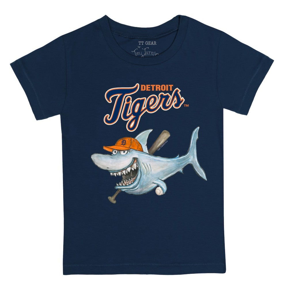 Detroit Tigers Tiny Turnip Youth Shark T-Shirt - MLB
