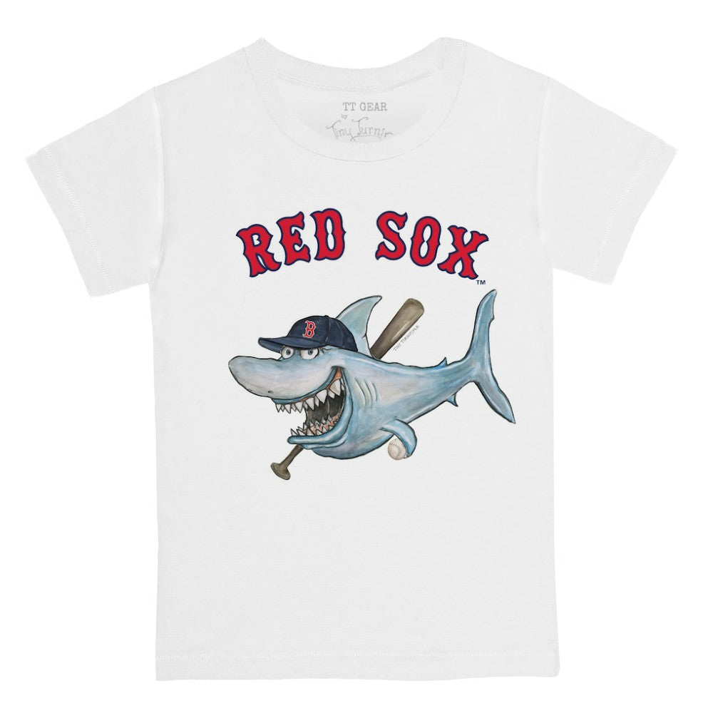 Boston Red Sox Tiny Turnip Youth Shark Logo T-Shirt - MLB