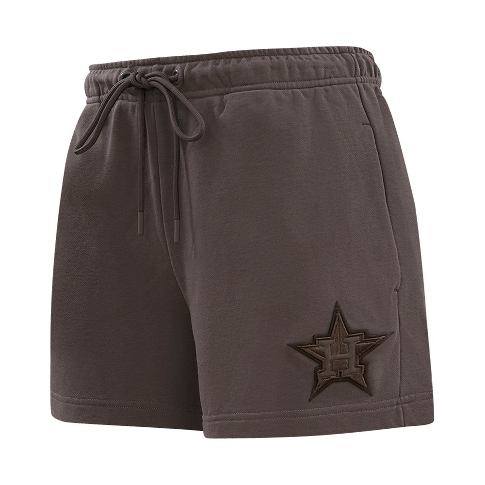 Houston Astros Pro Standard Women's Neutral Fleece Shorts - MLB