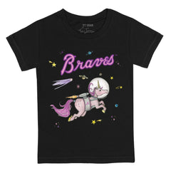 Atlanta Braves Tiny Turnip Youth Space Unicorn T-Shirt - MLB