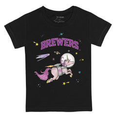 Milwaukee Brewers Tiny Turnip Youth Space Unicorn T-Shirt - MLB