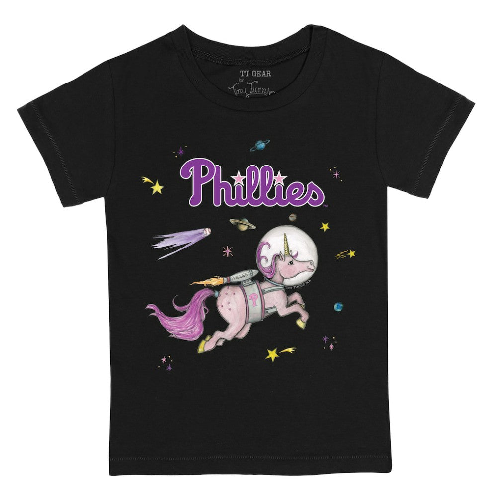Philadelphia Phillies Tiny Turnip Youth Space Unicorn T-Shirt - MLB