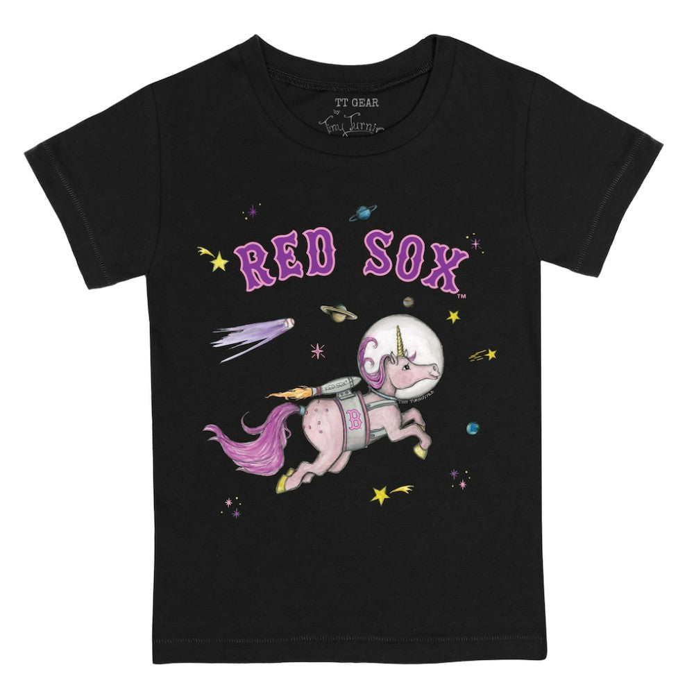 Boston Red Sox Tiny Turnip Youth Space Unicorn T-Shirt - MLB