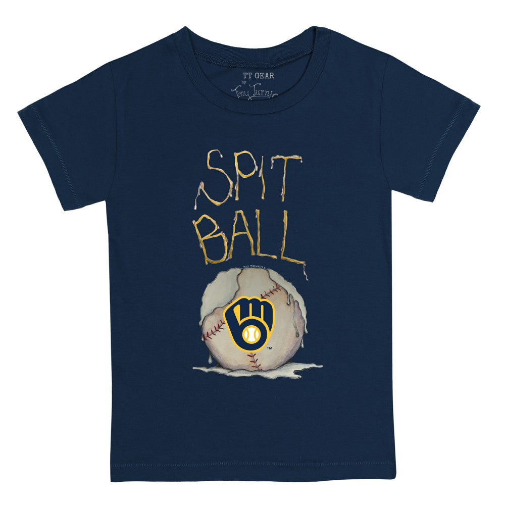 Milwaukee Brewers Tiny Turnip Youth Spit Ball T-Shirt - MLB