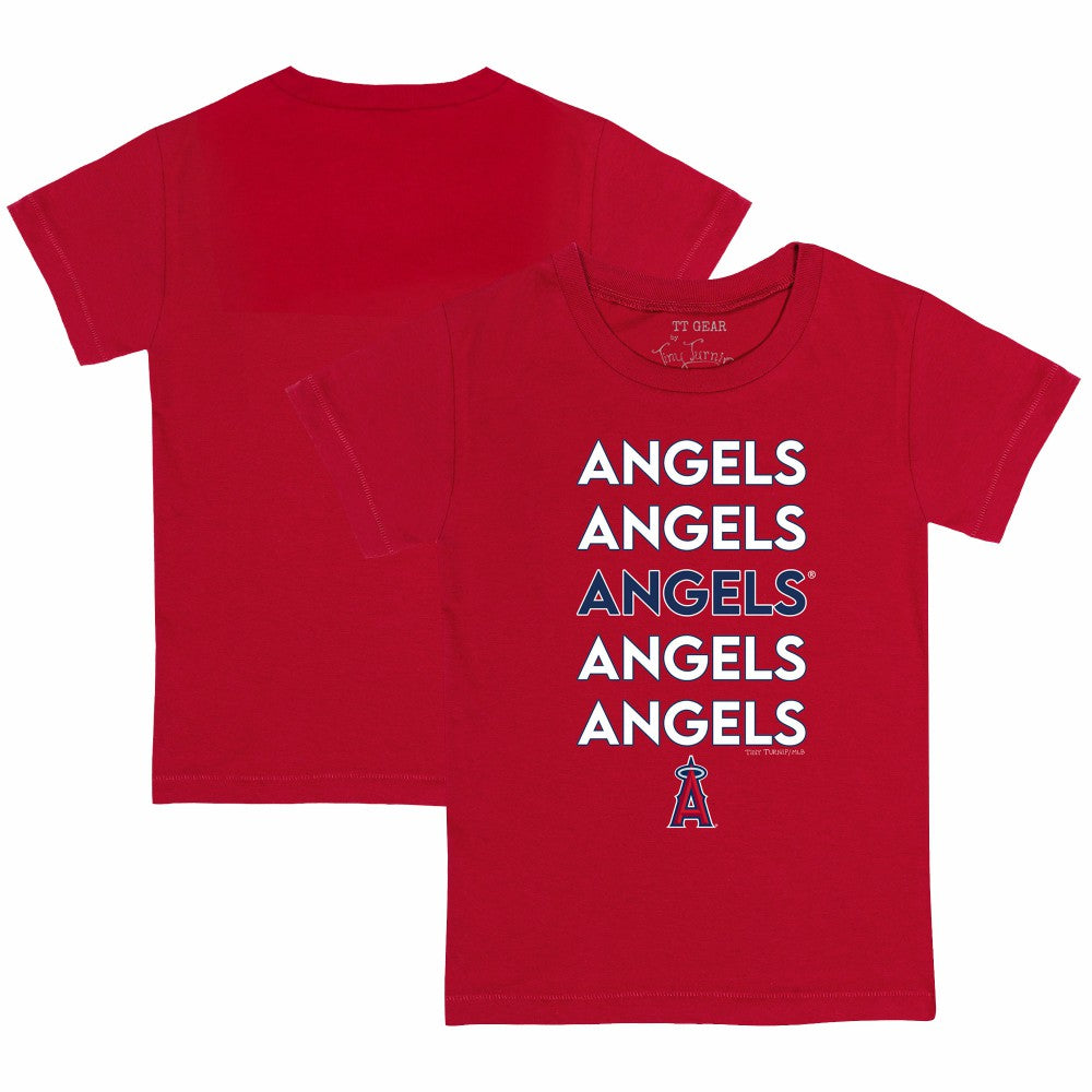 Los Angeles Angels Tiny Turnip Youth Stacked T-Shirt - MLB