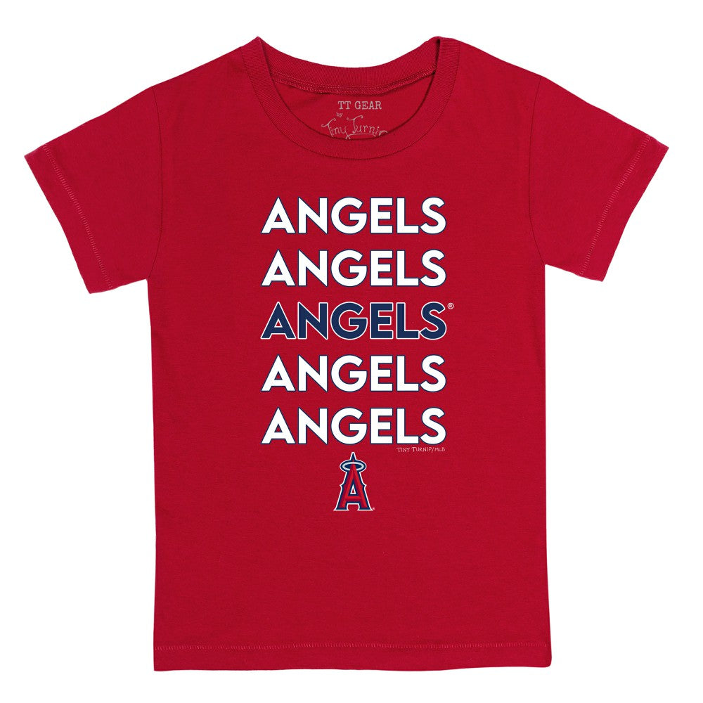 Los Angeles Angels Tiny Turnip Youth Stacked T-Shirt - MLB