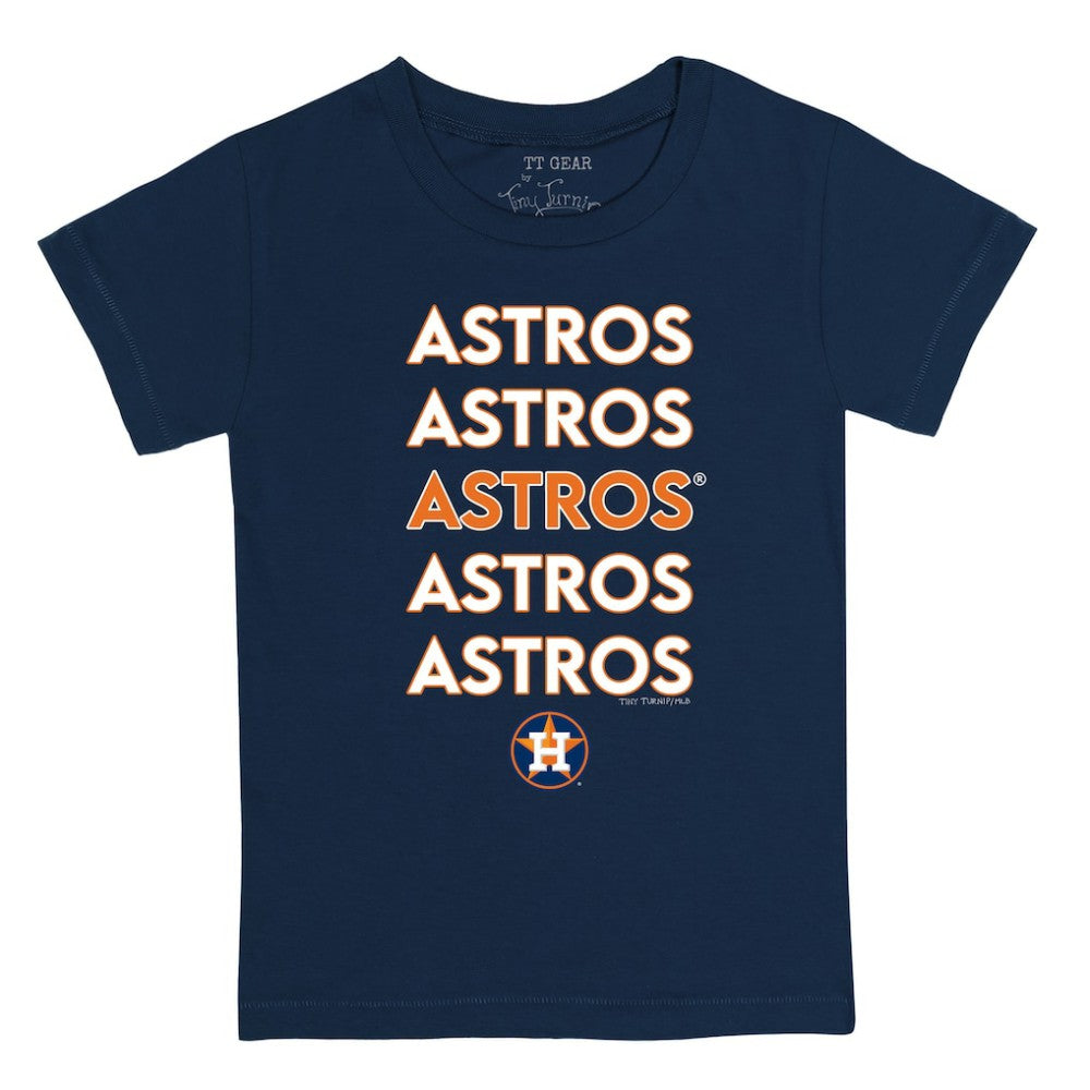 Houston Astros Tiny Turnip Youth Stacked T-Shirt - MLB