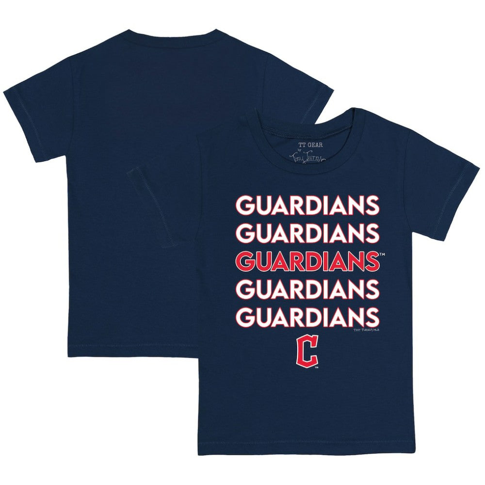 Cleveland Guardians Tiny Turnip Youth Stacked T-Shirt - MLB
