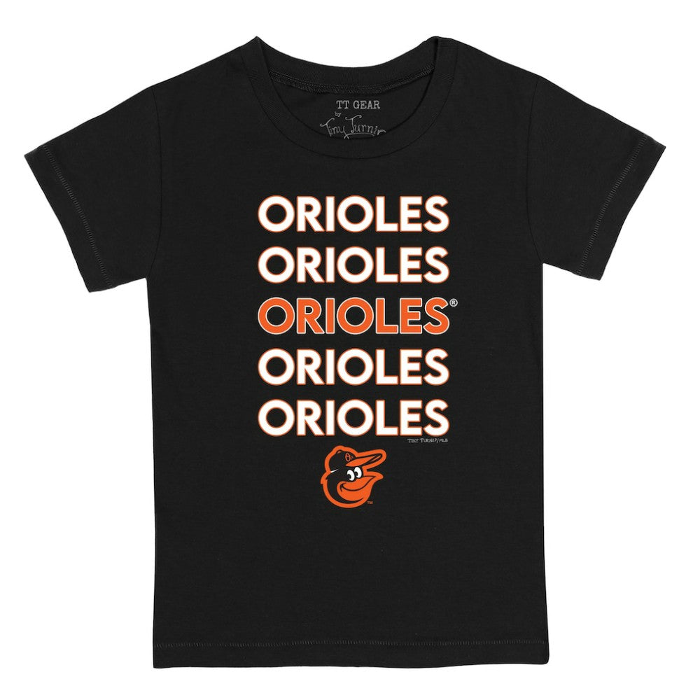 Baltimore Orioles Tiny Turnip Youth Stacked T-Shirt - MLB