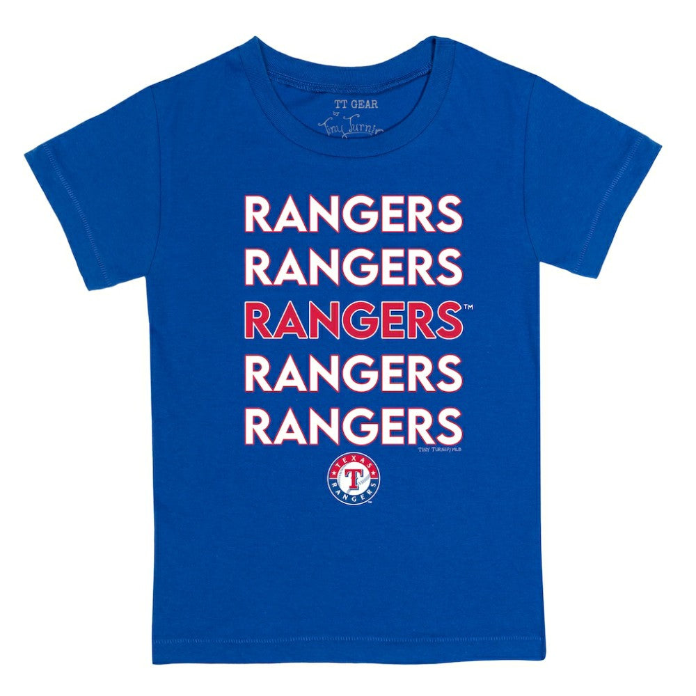 Texas Rangers Tiny Turnip Youth Stacked T-Shirt - MLB