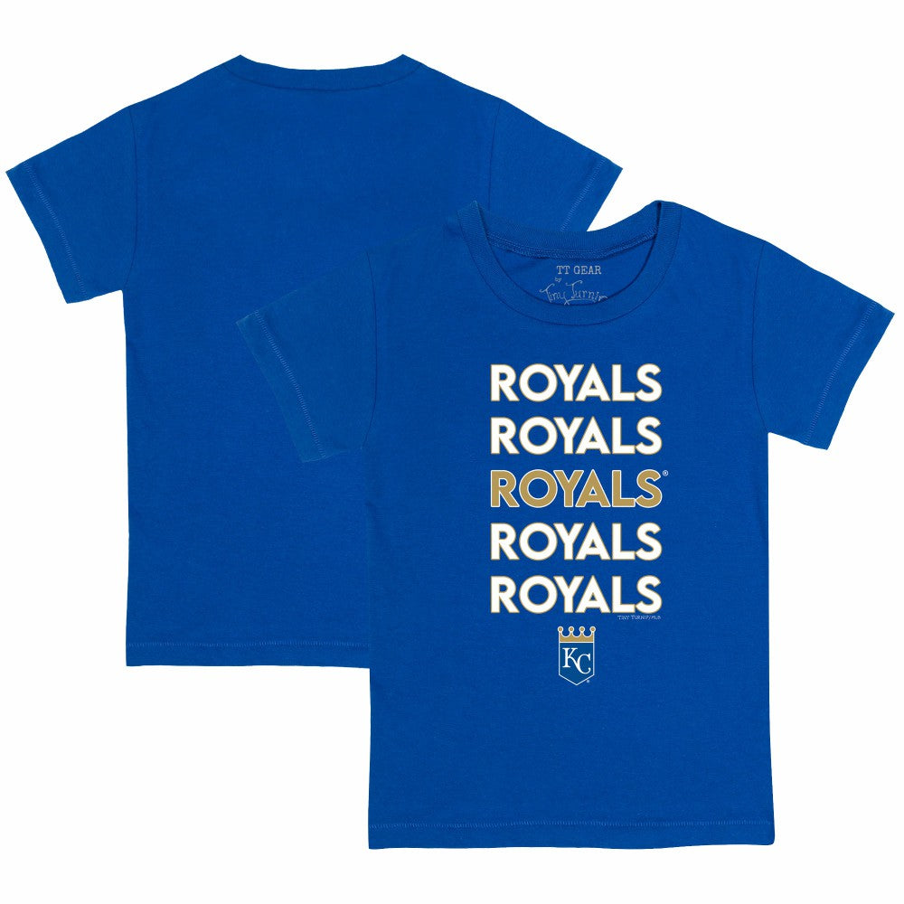 Kansas City Royals Tiny Turnip Youth Stacked T-Shirt - MLB