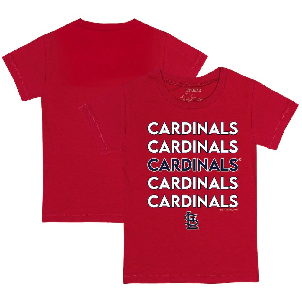 St. Louis Cardinals Tiny Turnip Youth Stacked T-Shirt - MLB