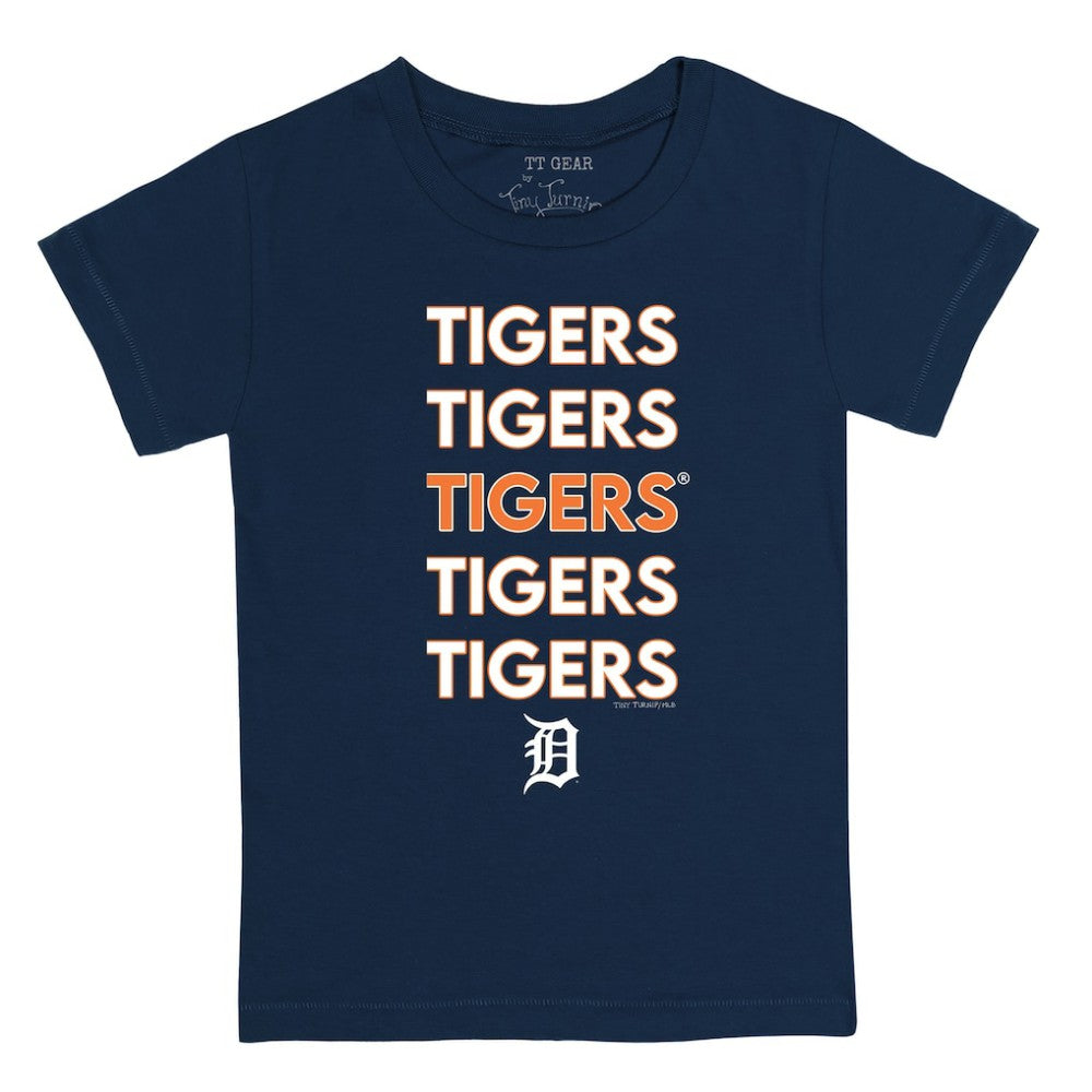 Detroit Tigers Tiny Turnip Youth Stacked T-Shirt - MLB
